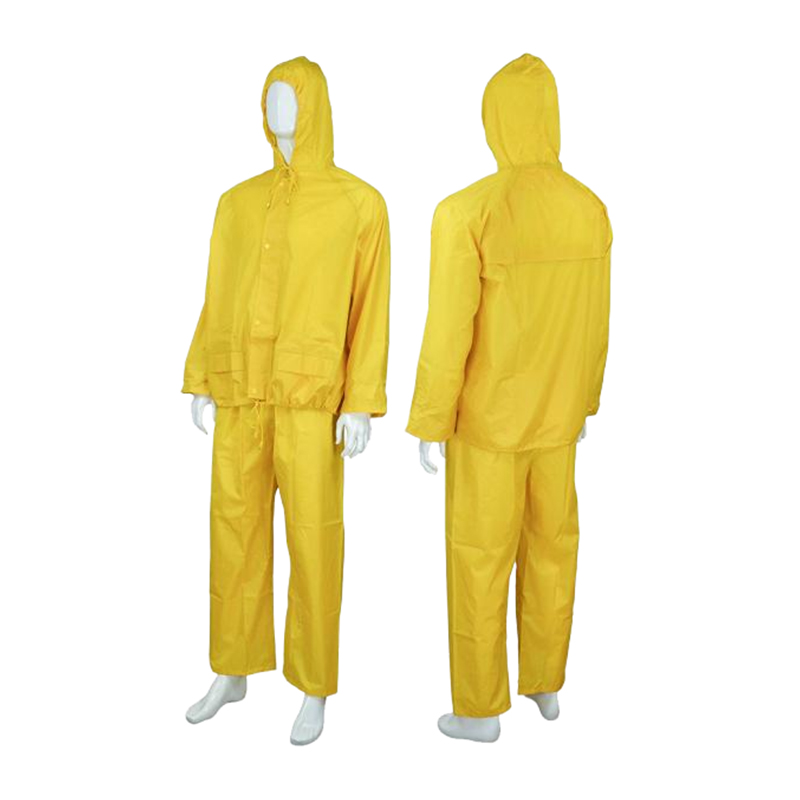 RC031 Vattentät regnjacka med dubbel midja som andas