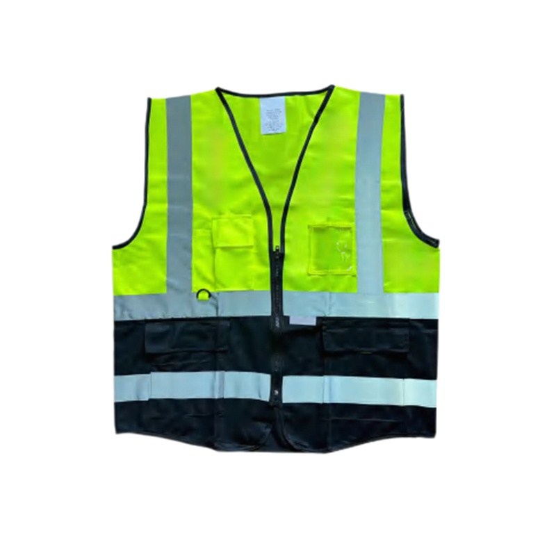 RF013 CE High Visibility Multi Pocket Construction Industriell reflekterande säkerhetsväst