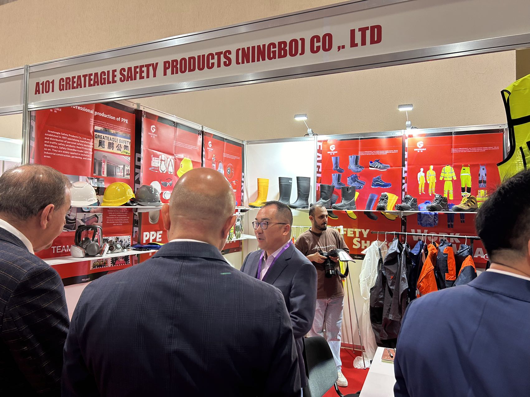 Greateagle Safety Products markerar sig på 2024 World Trade Expo Azerbajdzjan & China Created Fair