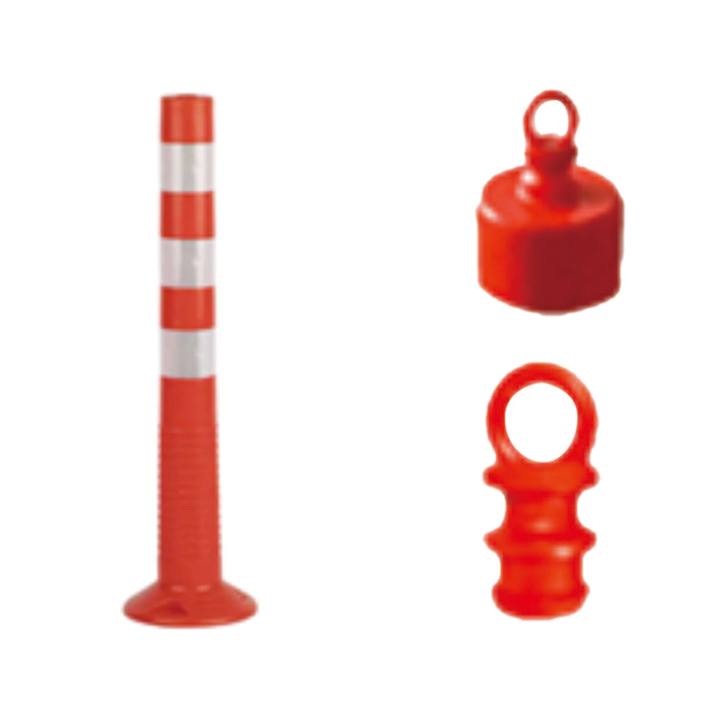 TS005 Utomhusvarningsstolpe med bas