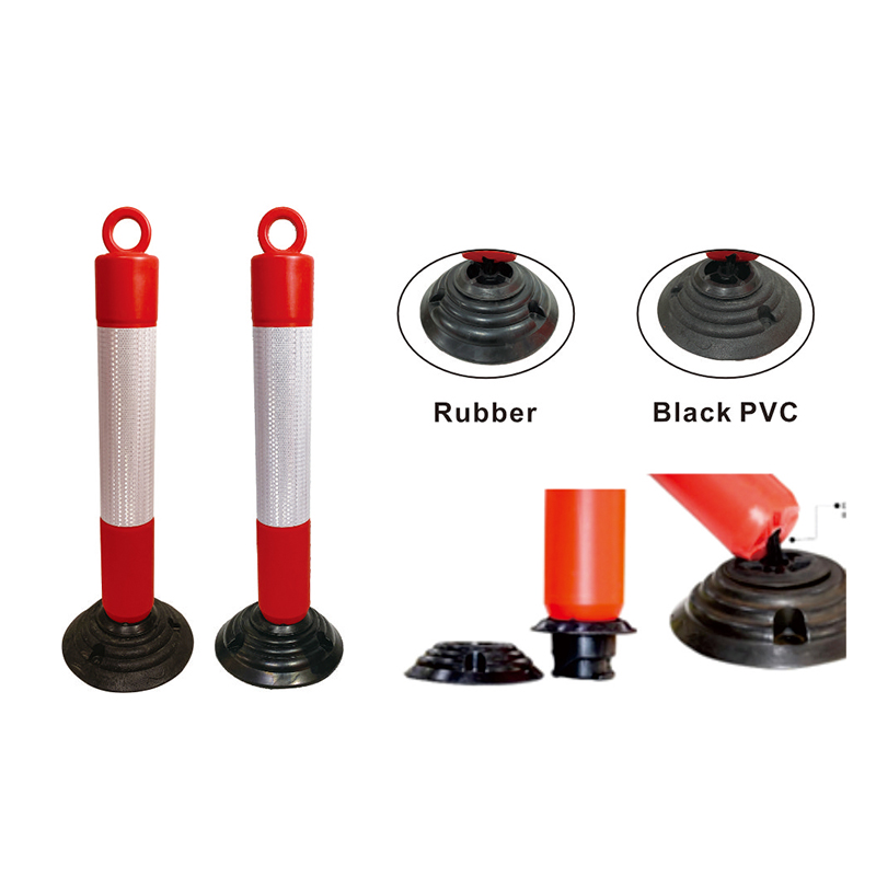 TS007 Stark sikt varningspost för arbetszon